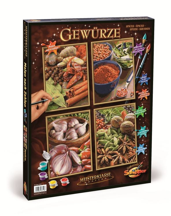 Produktbild: Malen nach Zahlen - Gew&uuml;rze (Quattro)