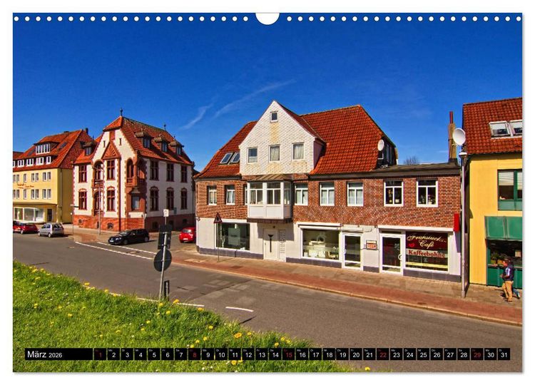 Produktbild: Stadtansichten Cuxhaven (Wandkalender 2026 DIN A3 quer), CALVENDO Monatskalender