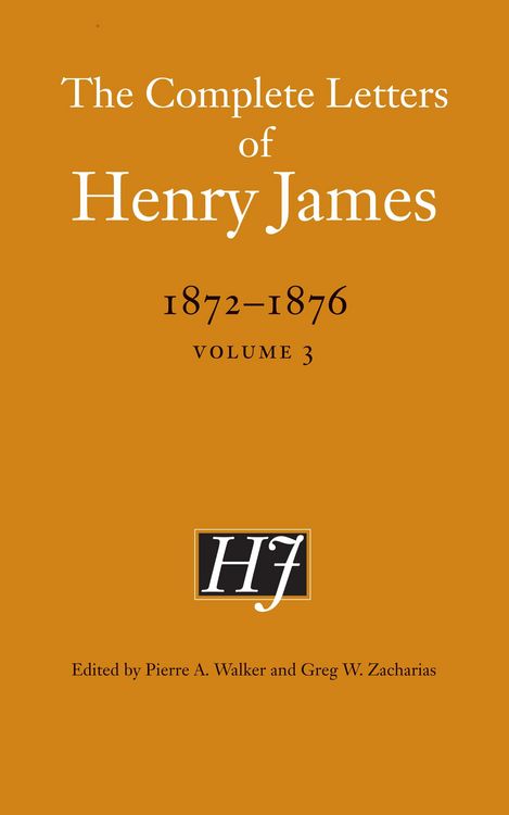 Produktbild: Complete Letters of Henry James, 1872-1876