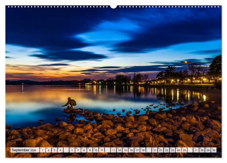 Produktbild: Auszeit Bodensee (hochwertiger Premium Wandkalender 2026 DIN A2 quer), Kunstdruck in Hochglanz