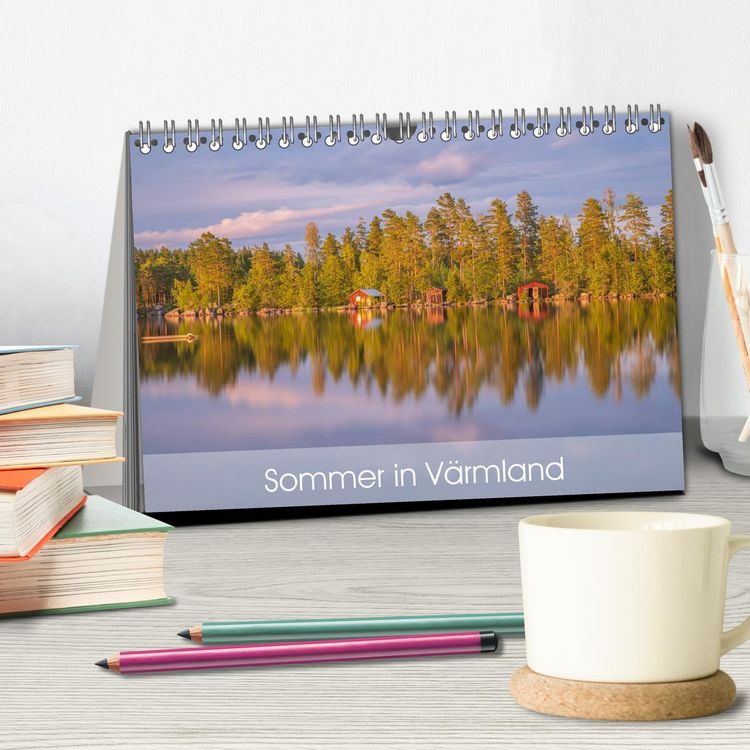 Produktbild: Schwedischer Sommer in V&auml;rmland (Tischkalender 2026 DIN A5 quer), CALVENDO Monatskalender