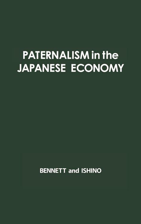 Produktbild: Paternalism in the Japanese Economy