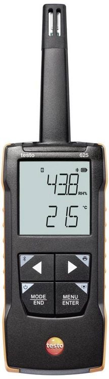 Produktbild: Testo 625 Luftfeuchtemessger&auml;t (Hygrometer) 0% rF 100% rF