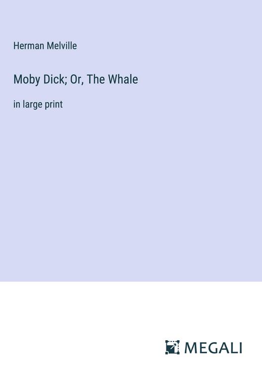Produktbild: Moby Dick; Or, The Whale