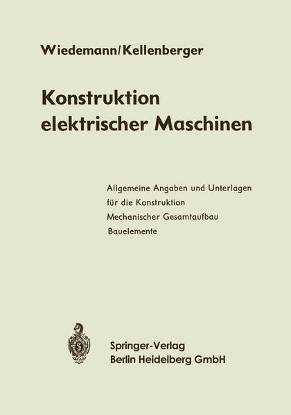 Produktbild: Konstruktion elektrischer Maschinen