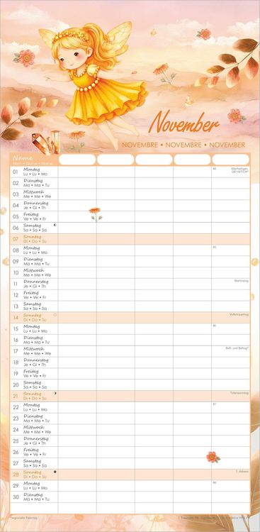 Produktbild: Familienplaner Feenzauber 2027