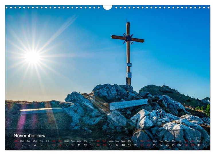Produktbild: German and Austrian Alps (Wall Calendar 2026 DIN A3 landscape), CALVENDO 12 Month Wall Calendar