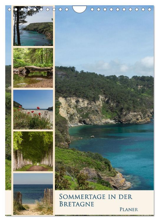 Produktbild: Sommertage in der Bretagne (Wandkalender 2026 DIN A4 hoch), CALVENDO Monatskalender