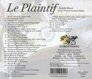 Produktbild: Le Plaintif:Doleful Music Of The French Grand