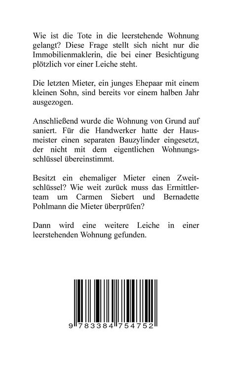 Produktbild: Der Tod sucht eine Wohnung - Obdachlos, Umzug, Leere Wohnung, Obduktion, Verein, Drogen, Prostitution, Erw&uuml;rgen, Posttraumatische Belastungsst&ouml;rung, BMW 2002 tii