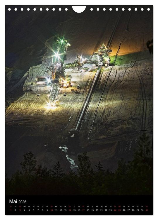 Produktbild: Der Tagebau Hambach (Wandkalender 2026 DIN A4 hoch), CALVENDO Monatskalender