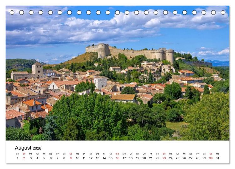Produktbild: Provence - Zwischen Meer und Alpen (Tischkalender 2026 DIN A5 quer), CALVENDO Monatskalender