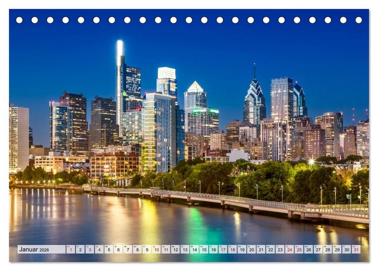 Produktbild: St&auml;dte der USA - Metropolen und Momente (Tischkalender 2026 DIN A5 quer), CALVENDO Monatskalender