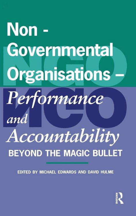Produktbild: Non-Governmental Organisations - Performance and Accountability