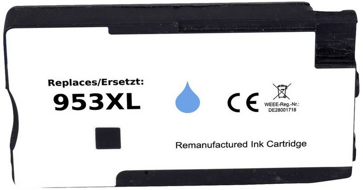 Produktbild: Renkforce Druckerpatrone ersetzt HP 953XL, F6U16AE Kompatibel Cyan RF-5655878