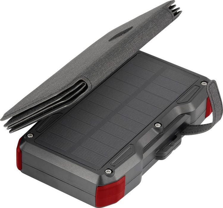 Produktbild: VOLTCRAFT VC-SPB-20.000 VC-14456835 Solar-Powerbank Ladestrom Solarzelle 3A 20000 mAh