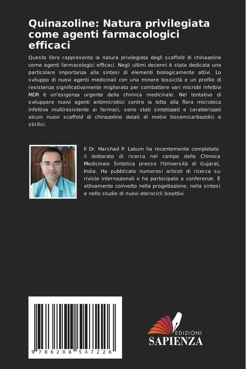 Produktbild: Quinazoline: Natura privilegiata come agenti farmacologici efficaci