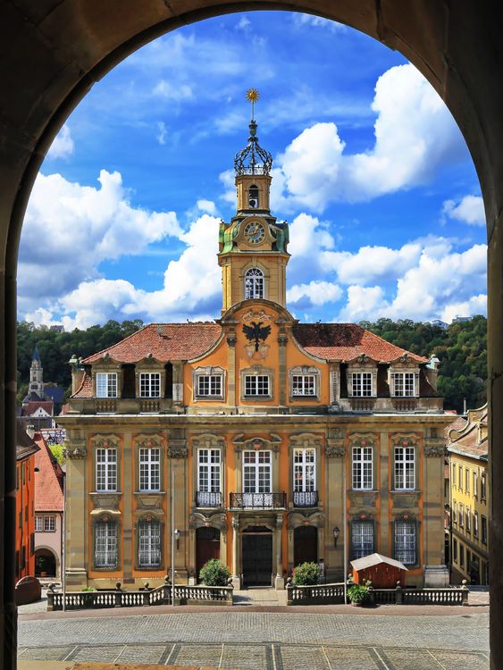 Produktbild: CALVENDO Puzzle Rathaus Schw&auml;bisch Hall | 1000 Teile Lege-Gr&ouml;&szlig;e 64x48cm Foto-Puzzle f&uuml;r gl&uuml;ckliche Stunden