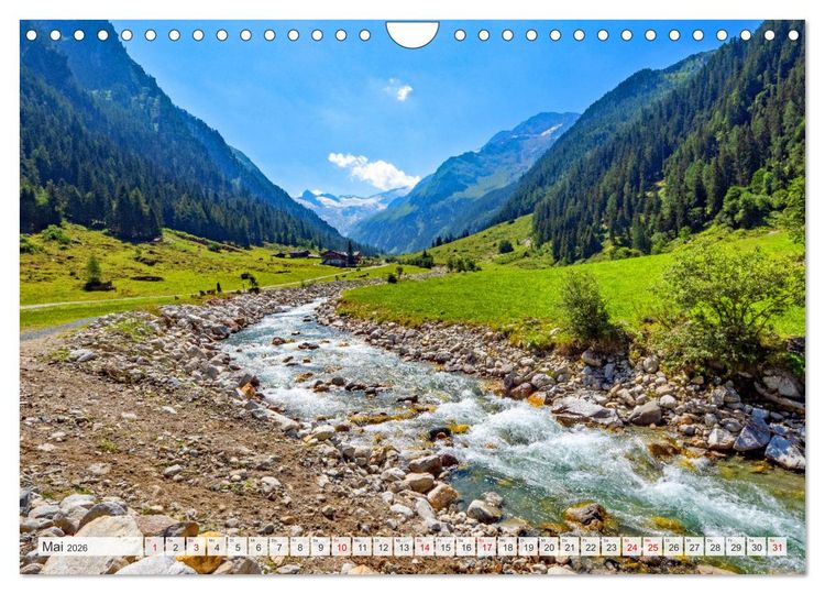 Produktbild: Bramberg am Wildkogel (Wandkalender 2026 DIN A4 quer), CALVENDO Monatskalender