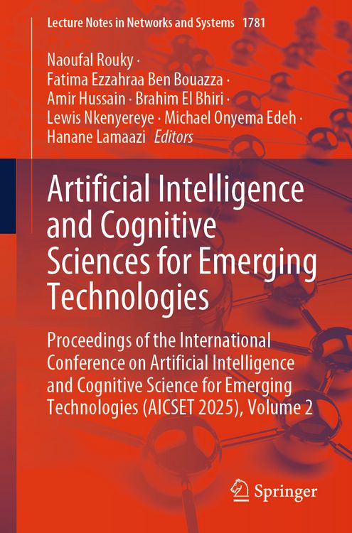 Produktbild: Artificial Intelligence and Cognitive Sciences for Emerging Technologies