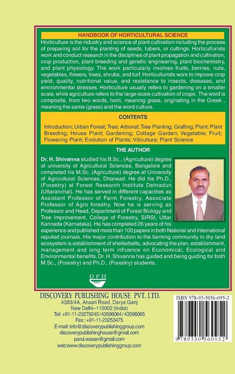 Produktbild: Handbook of Horticultural Science