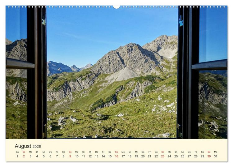 Produktbild: Wandergl&uuml;ck im Allg&auml;u (Wandkalender 2026 DIN A2 quer), CALVENDO Monatskalender