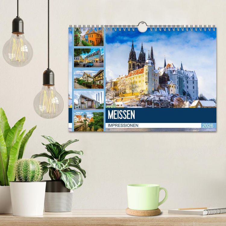 Produktbild: Mei&szlig;en Impressionen (Wandkalender 2026 DIN A4 quer), CALVENDO Monatskalender