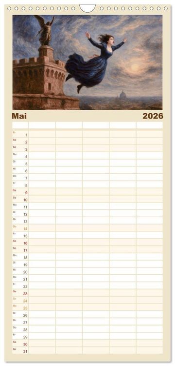 Produktbild: Familienplaner 2026 - Die ber&uuml;hmtesten Opern der Welt mit 5 Spalten (Wandkalender, 21 x 45 cm) CALVENDO
