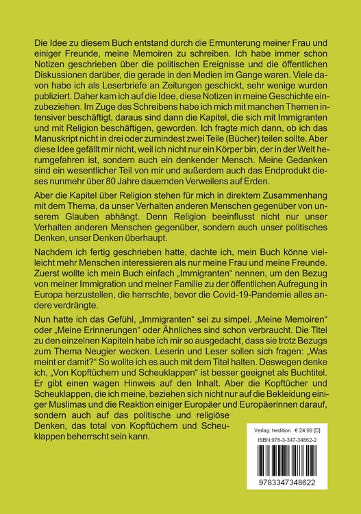 Produktbild: Von Kopft&uuml;chern und Scheuklappen