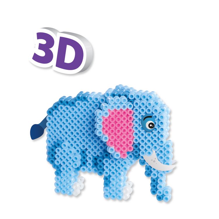 Produktbild: SES CREATIVE B&uuml;gelperlenset BEEDZ Safari Tiere 2000 St&uuml;ck