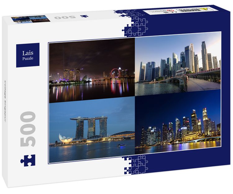 Produktbild: Lais Puzzle Collage Singapur 500 Teile