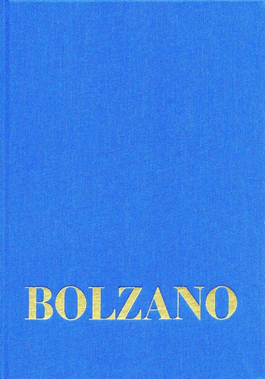 Produktbild: Bernard Bolzano Gesamtausgabe / Band I,20: Vermischte Schriften 1845-1847