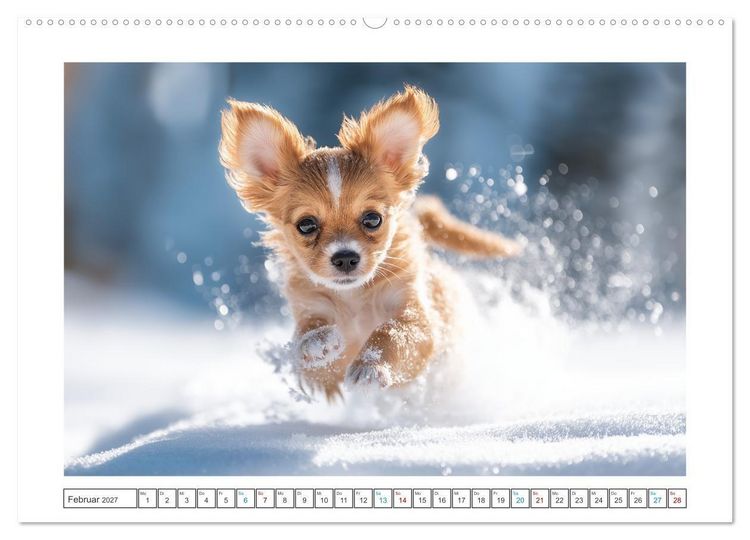 Produktbild: Chihuahua Gl&uuml;cksmomente (Wandkalender 2027 DIN A2 quer), CALVENDO Monatskalender