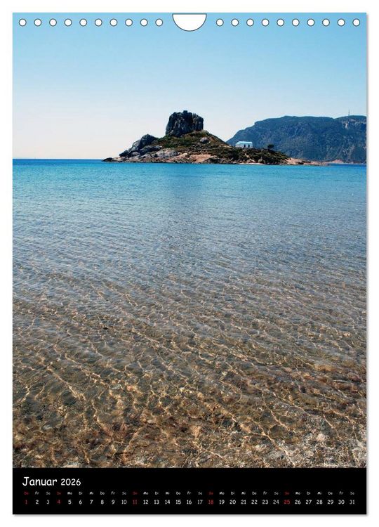 Produktbild: Griechenland - Insel Kos (Wandkalender 2026 DIN A4 hoch), CALVENDO Monatskalender
