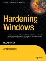 Produktbild: Hardening Windows