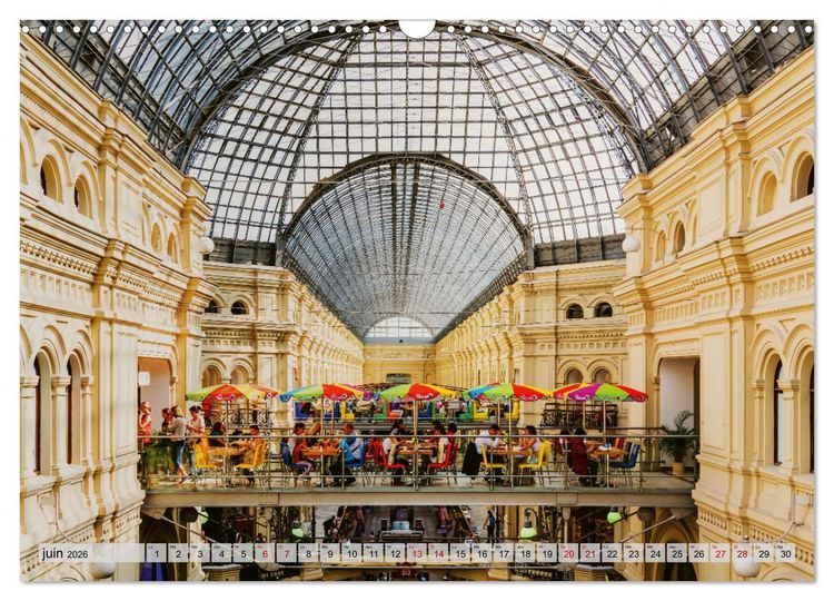 Produktbild: Perspectives de Moscou (Calendrier mural 2026 DIN A3 vertical), CALVENDO calendrier mensuel