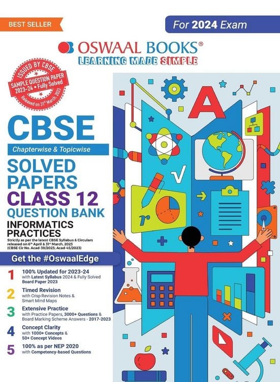 Produktbild: Oswaal CBSE Class 12 Informatics Practices Question Bank 2023-24 Book