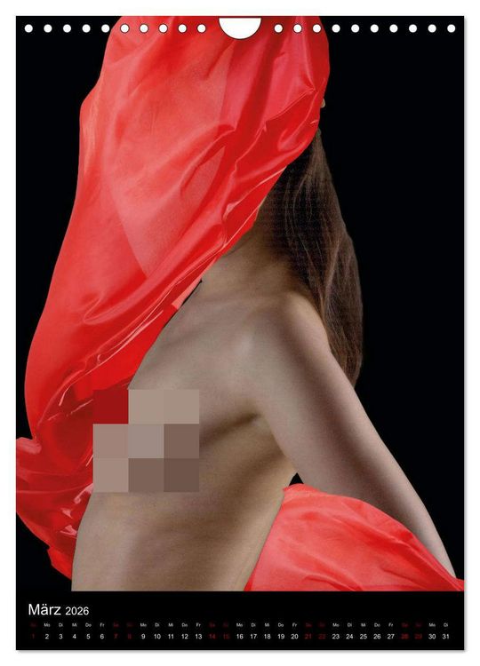 Produktbild: Anonymer Akt (Wandkalender 2026 DIN A4 hoch), CALVENDO Monatskalender