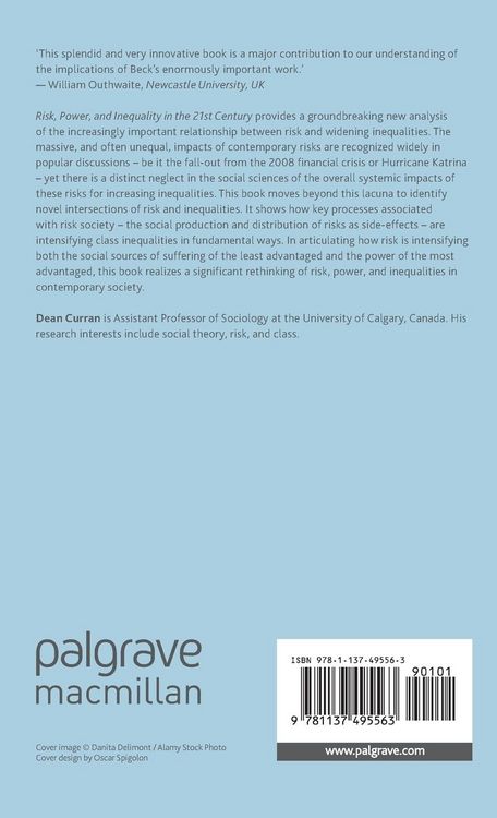 Produktbild: Risk, Power, and Inequality in the 21st Century