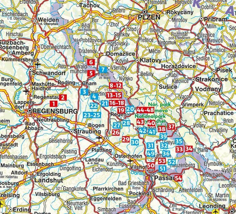 Produktbild: ROTHER Wanderf&uuml;hrer Bayerischer Wald. 54 Touren um Cham, Bodenmais, Zwiesel, Freyung und Passau &ndash; mit Nationalpark Bayerischer Wald