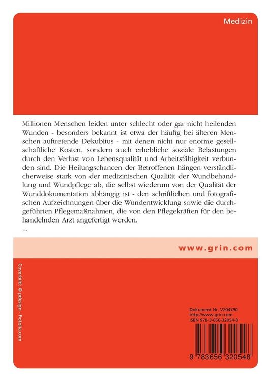 Produktbild: Grundlagen der Wunddokumentation