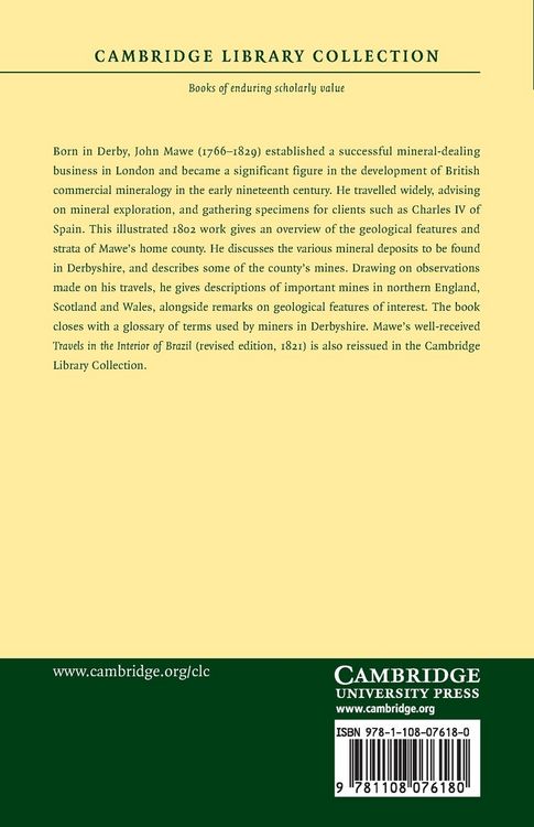 Produktbild: The Mineralogy of Derbyshire