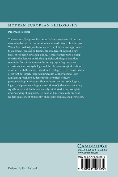 Produktbild: Theories of Judgment