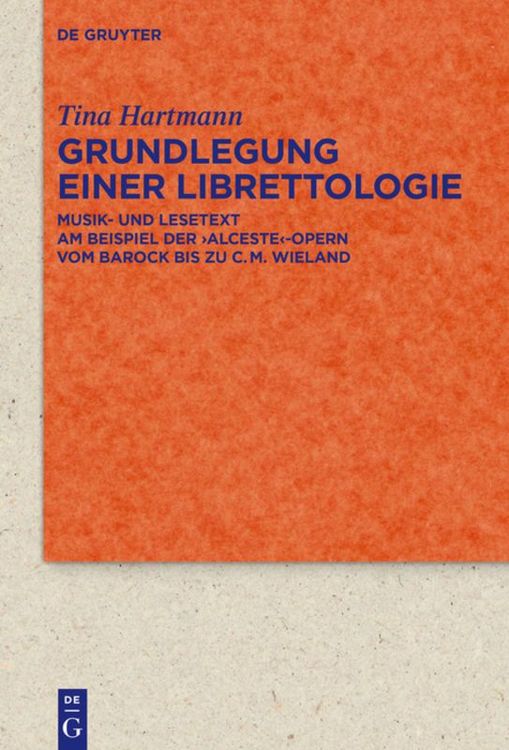 Produktbild: Grundlegung einer Librettologie