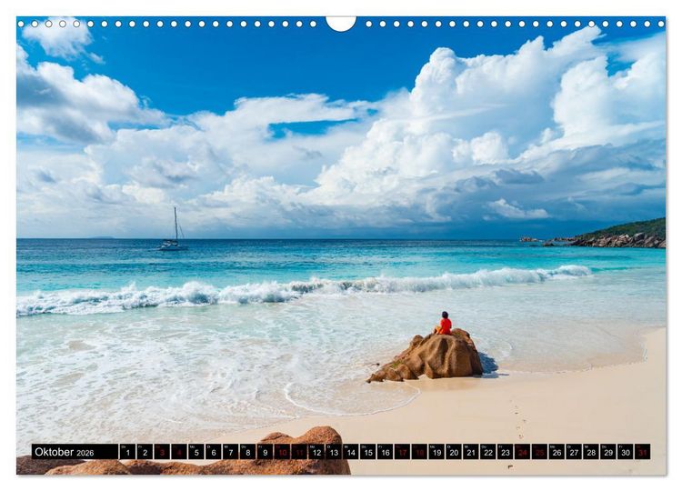 Produktbild: Seychellen - Das wahre Paradies (Wandkalender 2026 DIN A3 quer), CALVENDO Monatskalender