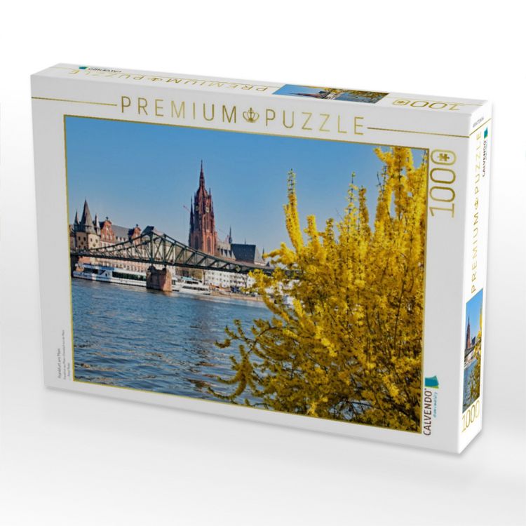 Produktbild: CALVENDO Puzzle Frankfurt am Main | 1000 Teile Lege-Gr&ouml;&szlig;e 64x48cm Foto-Puzzle f&uuml;r gl&uuml;ckliche Stunden