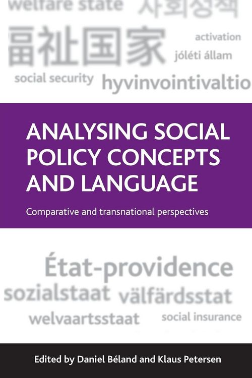 Produktbild: Analysing social policy concepts and language