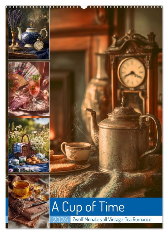 Produktbild: A Cup of Time (Wandkalender 2026 DIN A2 hoch), CALVENDO Monatskalender