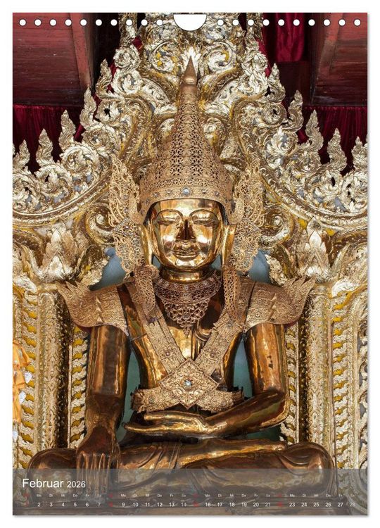 Produktbild: Buddha - Harmonie und Gelassenheit (Wandkalender 2026 DIN A4 hoch), CALVENDO Monatskalender
