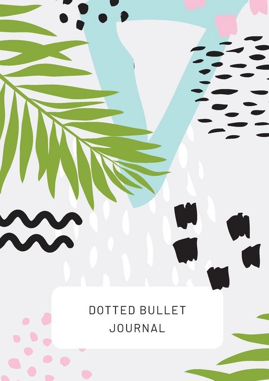 Produktbild: Tropical Design with Bottom Callout - Dotted Bullet Journal